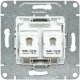 фото Розетка компьютерная двойная EKF UP1-SOC-2RJ45-5