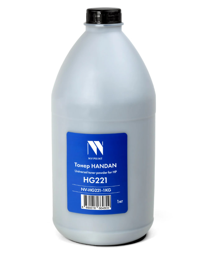 

Тонер NVP NV-HG221-1KG HANDAN для HP HG221 (1кг) LJ-P1002/1003/1004/1005/1006/1007/1008/1009/LJ-M1120/P1505/M1522M /LJ Pro M1530/1536/1560/1566/1600/1, NV-HG221-1KG