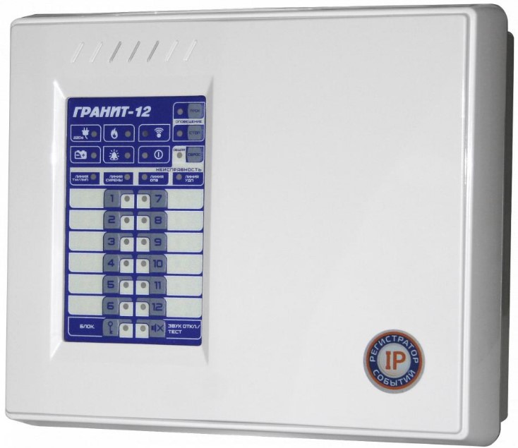 

Прибор приёмно-контрольный Сибирский Арсенал Гранит-12 с IP-регистратором событий 12 шлейфов сигнализации, поддержка работы с ключами TM; встроенный р, Гранит-12 с IP-регистратором событий