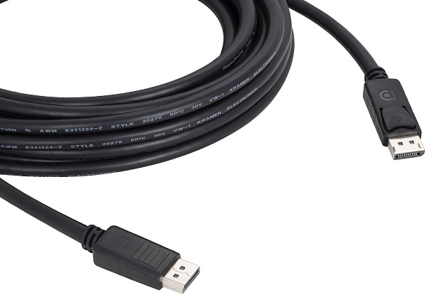 

Кабель интерфейсный DisplayPort Kramer C-DP-35 97-0617035 20M/20M, 10.6 м, черный, C-DP-35