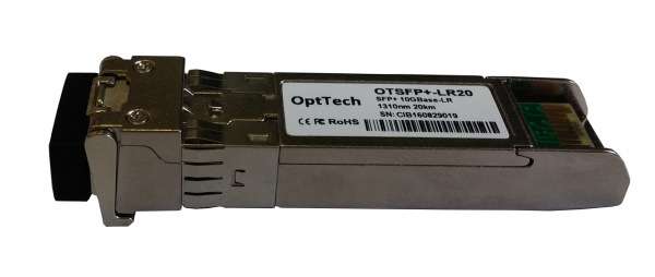 Изображение товара Модуль OptTech OTSFP+-LR20 для передачи данных на 10 Гбит/с