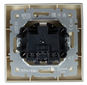 фото Розетка с заземлением IEK BR-R14-16-K47-F