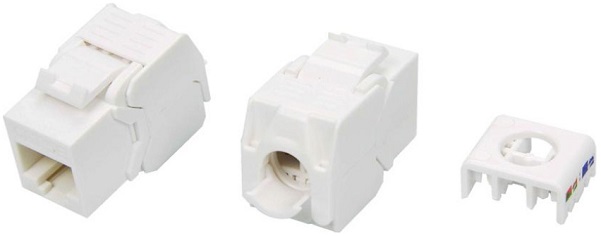 

Вставка Hyperline KJ8-8P8C-C5e-180-TLS-WH Keystone Jack RJ-45(8P8C), категория 5e, тип 180 градусов, Toolless, белая, KJ8-8P8C-C5e-180-TLS-WH