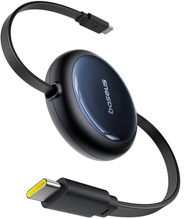 

Кабель Baseus Nomos P10370900123-00 USB-C to USB-C 100W 1.5m Cosmic Black, Nomos