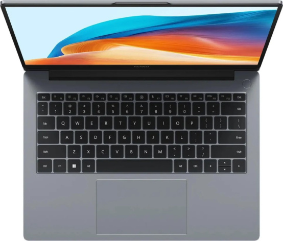 фото Ноутбук Huawei MateBook D 14 MDF-X 14" (Intel Core i3, 8Гб LPDDR4X, SSD 256 Гб, UHD Graphics, Windows 11 Домашняя) Серый [53013RHL]