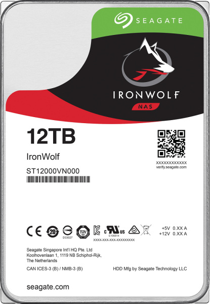 фото Жесткий диск 12TB SATA 6Gb/s Seagate ST12000VN0008 в Перми