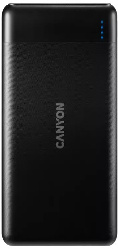 

Аккумулятор внешний портативный Canyon PB-107 CNE-CPB1007B 10000mAh, 2*microUSB/USB-C, 2*USB-A/USB-C, кабель Micro-USB 0.3m, black, PB-107
