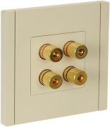 фото Розетка аудио IEK FP-S40-K10