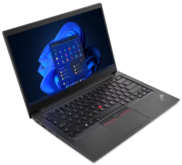 

Ноутбук Lenovo ThinkPad E14 Gen 4 21E4S10B00 i5-1235U/8GB/512GB SSD/GeForce MX550 2GB/14" FHD IPS/WiFi/BT/cam/noOS/black, ThinkPad E14 Gen 4