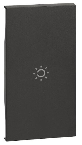 Изображение товара Лицевая панель BTicino KG01M2A для механизма выключателей черная