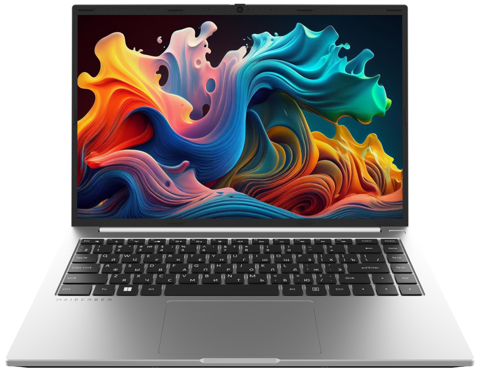 

Ноутбук Maibenben S14B-R560UM R5-6600H/16GB/512GB SSD/14.5" QHD IPS/WiFi/BT/Linux/серебристый, S14B-R560UM