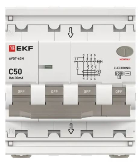 фото Автомат дифференциальный EKF D63N46E50C30 в Санкт-Петербургe