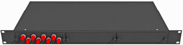 фото Кросс оптический стоечный  TopLAN КРС-Top-1U-08ST/U-OS2-BK в Уфе