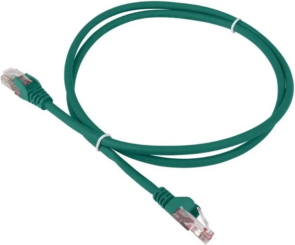 

Кабель патч-корд U/UTP 6 кат. 5м Lanmaster LAN-PC45/U6-5.0-GN RJ45 - RJ45, 4 пары, зеленый, LSZH, LAN-PC45/U6-5.0-GN