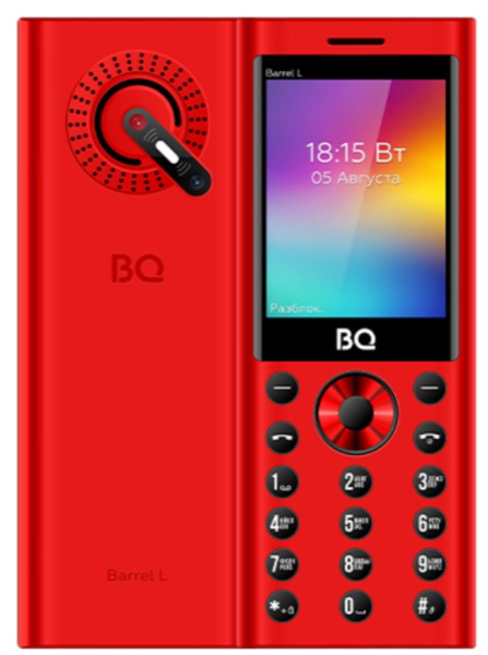 фото Мобильный телефон  BQ 2458 Barrel L Red+Black в Уфе