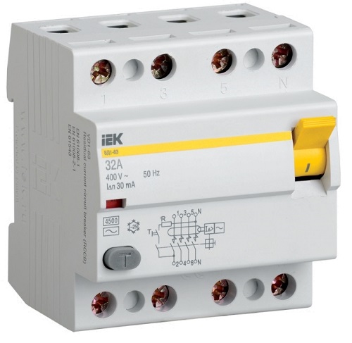 

УЗО IEK MDV10-4-080-300 4п 80А 300мА ВД1-63 АС, MDV10-4-080-300