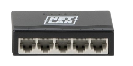 

Коммутатор неуправляемый Netlan NLS-115 5*10/100Мбит/с, DC5V 1A, NLS-115
