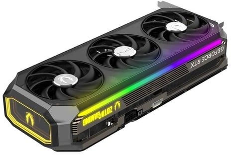 фото Видеокарта Zotac GeForce RTX 5080 AMP EXTREME INFINITY (ZT-B50800B-10P) в Екатеринбурге