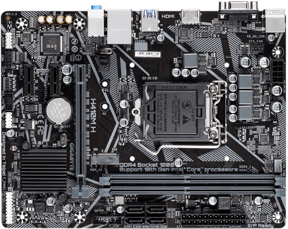 фото Материнская плата mATX GIGABYTE H410M H в Омске