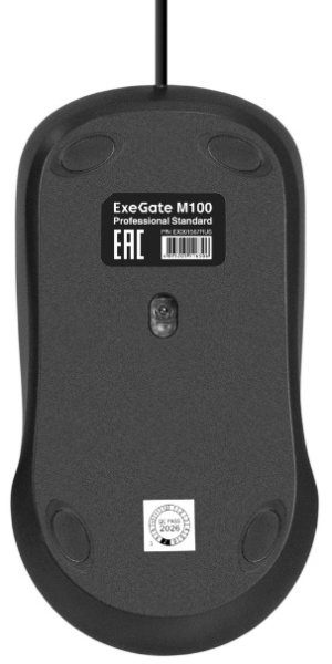 фото Оптическая светодиодная мышь Exegate Professional Standard M100, Черный, [EX301567RUS] в Челябинске