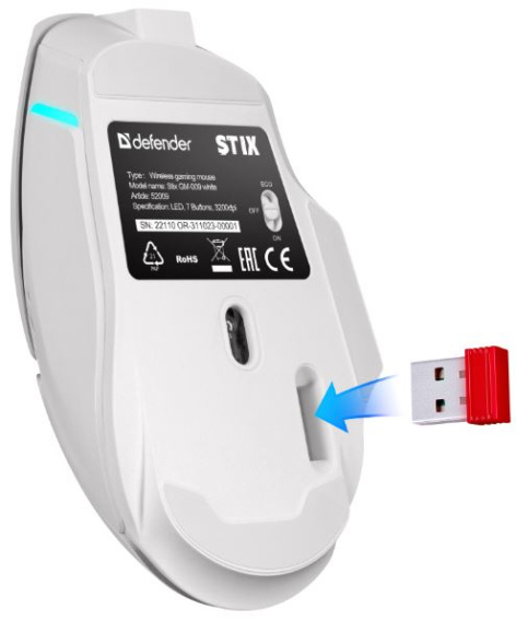 фото Мышь Wireless Defender Stix GM-009 в Уфе