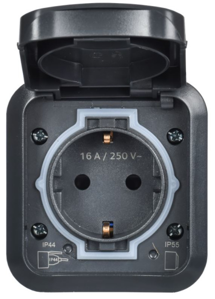 фото Розетка с заземлением  IEK TS-R110-16-55-K53 в Санкт-Петербургe