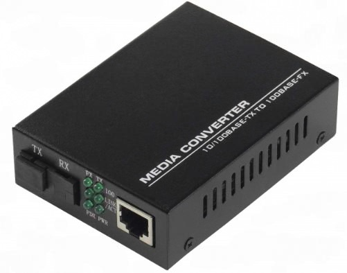 

Медиаконвертер NTSS NTSS-120B WDM с RJ45 портом 10/100Base-T и 10/100Base-FX с разъемом SC, рабочая длина волны (передача/прием) 1550/1310 нм, SM, дал, NTSS-120B