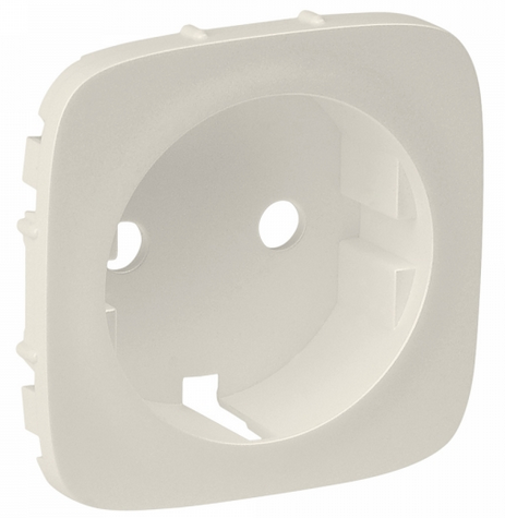 

Накладка Legrand 755206 Valena ALLURE розетки с заземлением (слоновая кость), 755206
