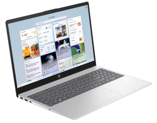 фото Ноутбук HP Laptop i5-fd135TU 14" (Intel Core Ultra 5, 16Гб DDR5, SSD 1 Тб, Arc graphics, Windows 11 Домашняя) Серебристый [C72QKPA]