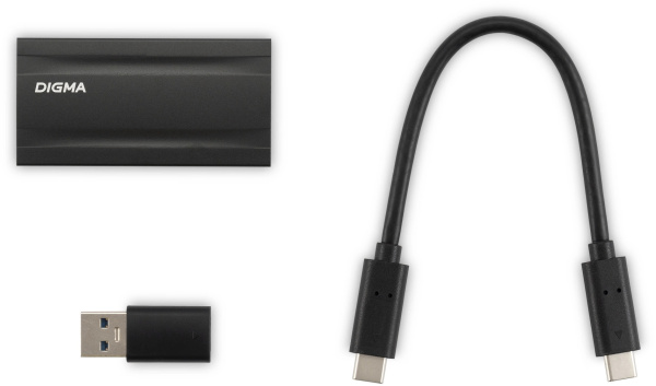 фото Внешний SSD USB 3.2 Gen 2 Type-C Digma DGSM8256G2MGG в Самаре 256 ГБ