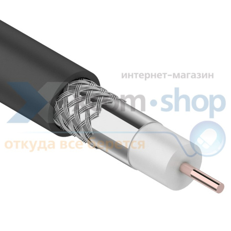 фото Кабель  Rexant RG-6U, (64%), 75 Ом, 100м., OUTDOOR в Уфе