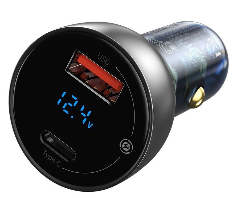 

Зарядное устройство автомобильное Baseus CCKX-C0A QC, 65W silver, CCKX-C0A