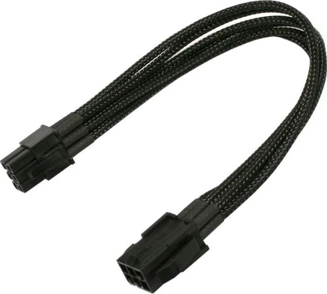 

Удлинитель Nanoxia NX6PV3E 6-pin PCI-E, 30см, индивидуальная оплетка, черный, NX6PV3E