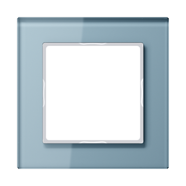 

Рамка Jung AC581GLBLGR 1-ая A creation Стекло Серо-голубая, AC581GLBLGR