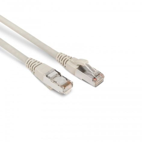 фото Кабель патч-корд F/UTP 6 кат. 1м Hyperline PC-LPM-STP-RJ45-RJ45-C6-1M-LSZH-GY в Казани
