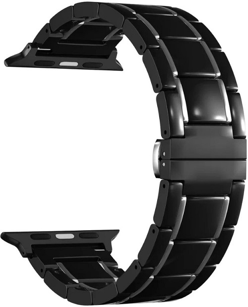 

Ремешок на руку Lyambda LIBERTAS DS-APG-06-40-BS керамический для Apple Watch 38/40/41 mm black/silver, LIBERTAS