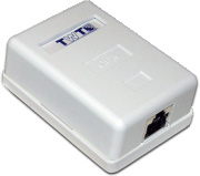 фото Компьютерная розетка TWT TWT-SM1-45/S6-WH