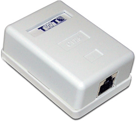 фото Компьютерная розетка настенная TWT TWT-SM1-45/S6-WH в Челябинске