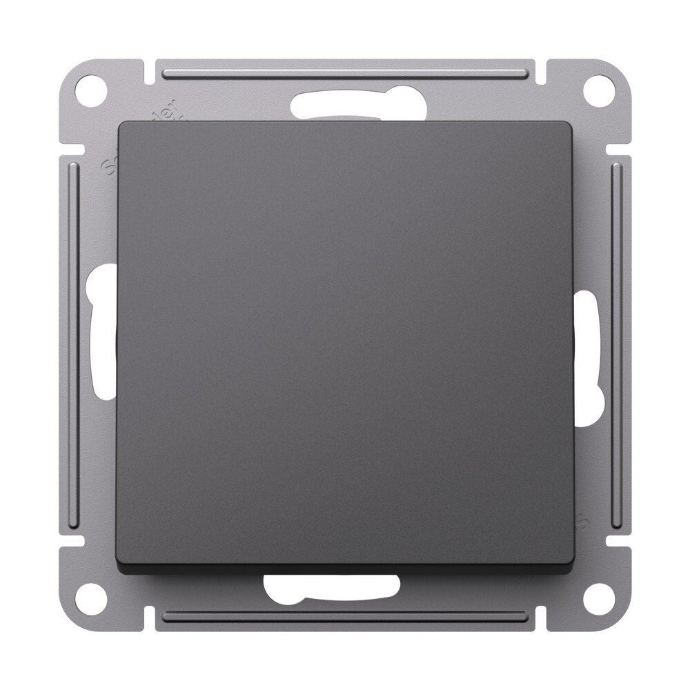 

Переключатель одноклавишный Systeme Electric ATN440361 AtlasDesign AQUA IP44, сх.6, 10АХ, механизм, алюминий, ATN440361
