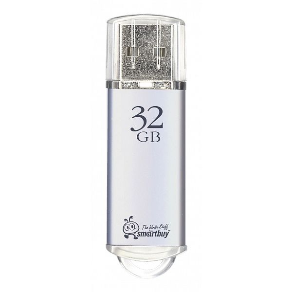 

Накопитель USB 2.0 SmartBuy SB32GBVC-S V-Cut серебристый, SB32GBVC-S