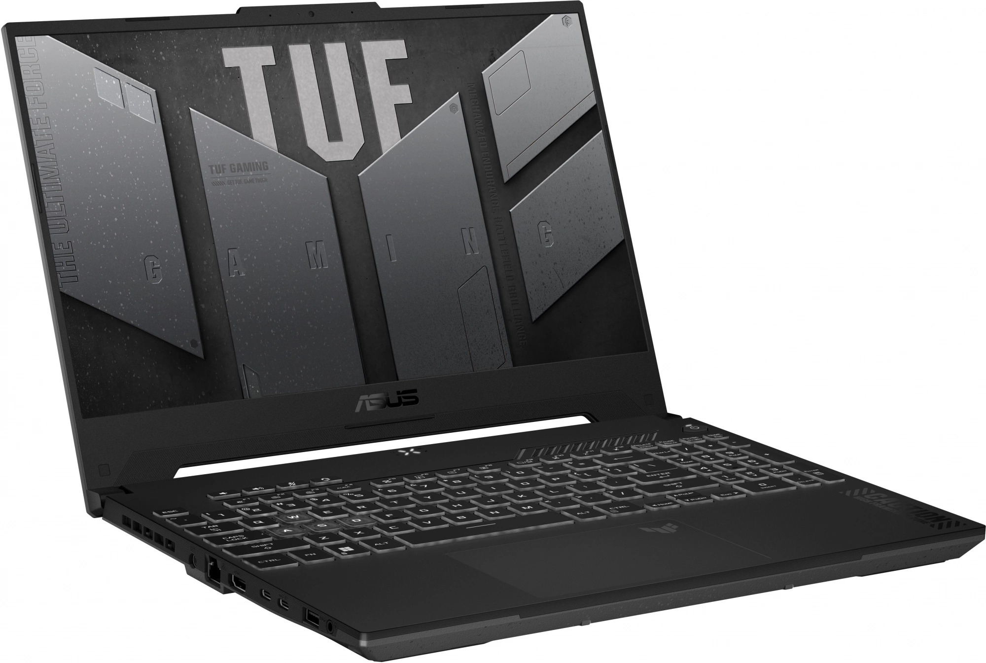 

Ноутбук ASUS TUF F15 FX507ZC4-HN172 90NR0GW1-M00T90 i7-12700H/16GB/512GB SSD/GeForce RTX 3050 4GB/15.6" FHD IPS/WiFi/BT/cam/noOS/grey, TUF F15 FX507ZC4-HN172