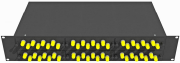 фото Кросс оптический стоечный TopLAN КРС-Top-2U-48ST/U-OM2-BK