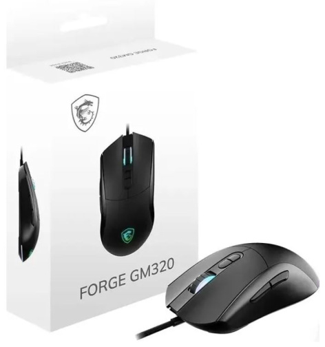 фото Оптическая светодиодная мышь MSI Forge GM320, Черный, [S12-0402530-HH9] в Уфе