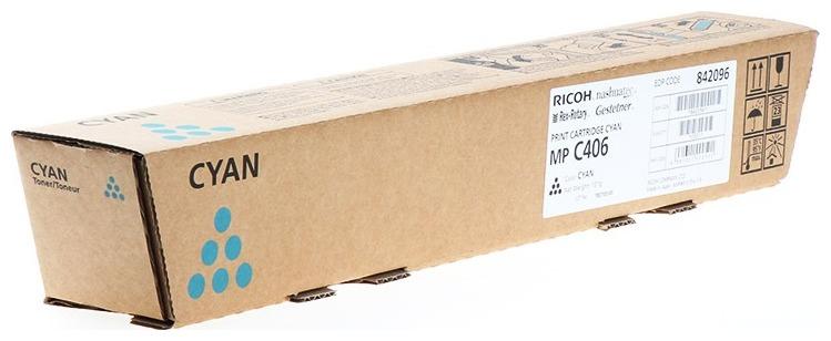 

Принт-картридж Ricoh Print Cartridge Cyan MP C406 842096 голубой,(6000стр) для MP C306ZSP/C306ZSPF/C406ZSPF/C307SP/C307SPF, Print Cartridge Cyan MP C406