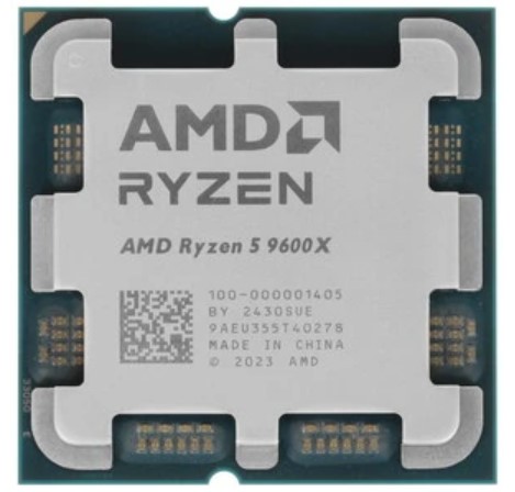 Процессор AMD Ryzen 5 9600X 100-000001405 Zen 5 6C/12T 3.9-5.4GHz (AM5, L3 32MB, 4nm, 65W TDP) OEM