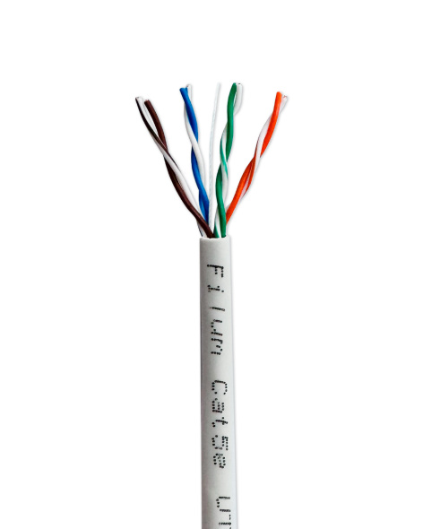 фото Кабель витая пара U/UTP 5e кат. 4 пары Filum FL-LITE-5E-UUTP4-24AWG-PVC-305-GY в Самаре