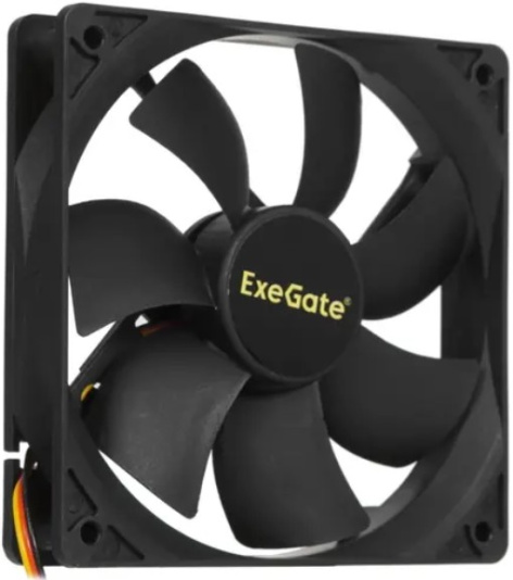 Изображение товара Вентилятор Exegate ExtraSilent ES12025B3P для корпуса ПК тихая работа