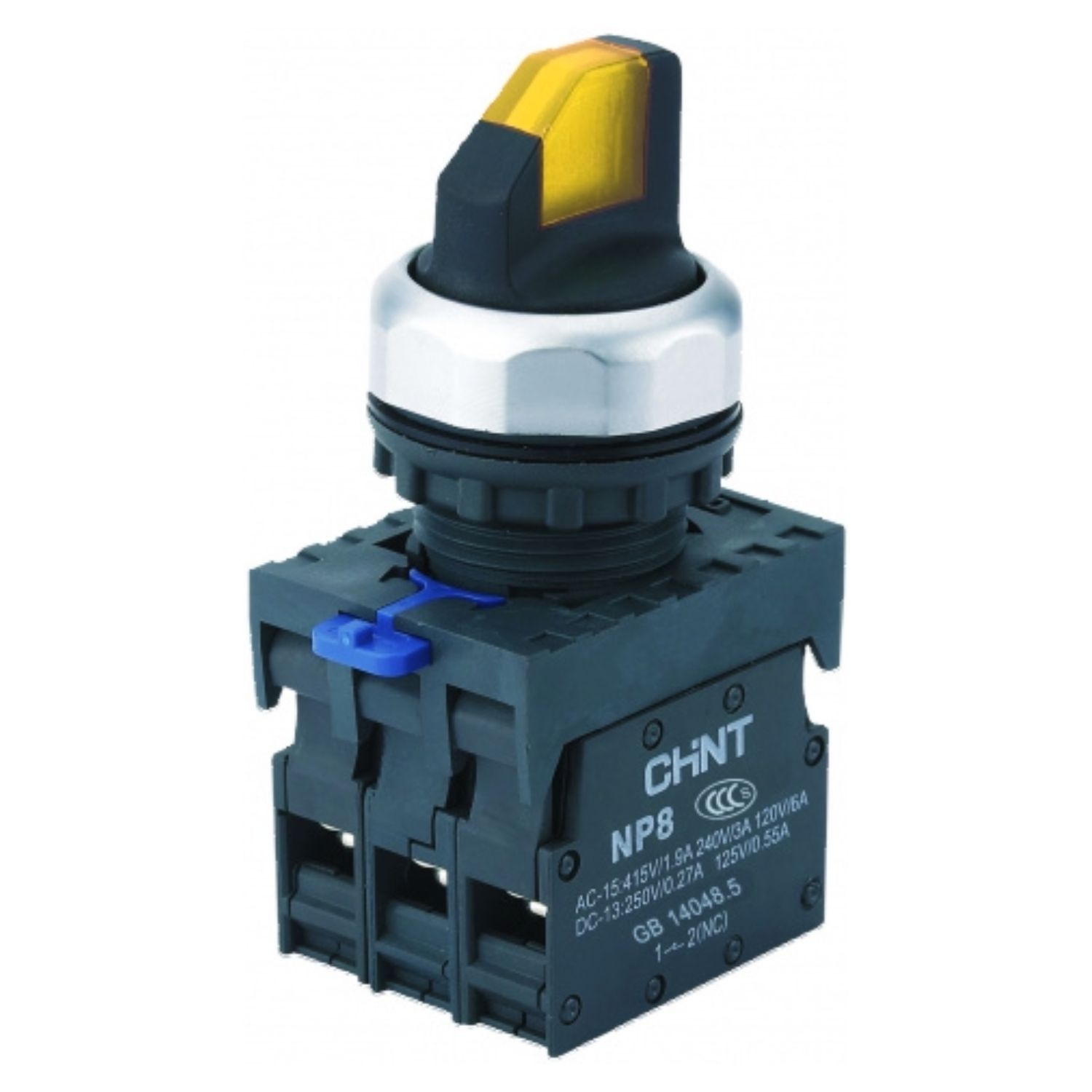 

Переключатель CHINT 574098 NP2-ED33, 3 положения фиксацией, 2НО, IP40 (R), 574098