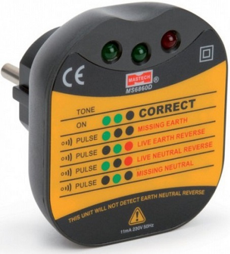 Изображение товара Тестер электрической сети Mastech 13-1260