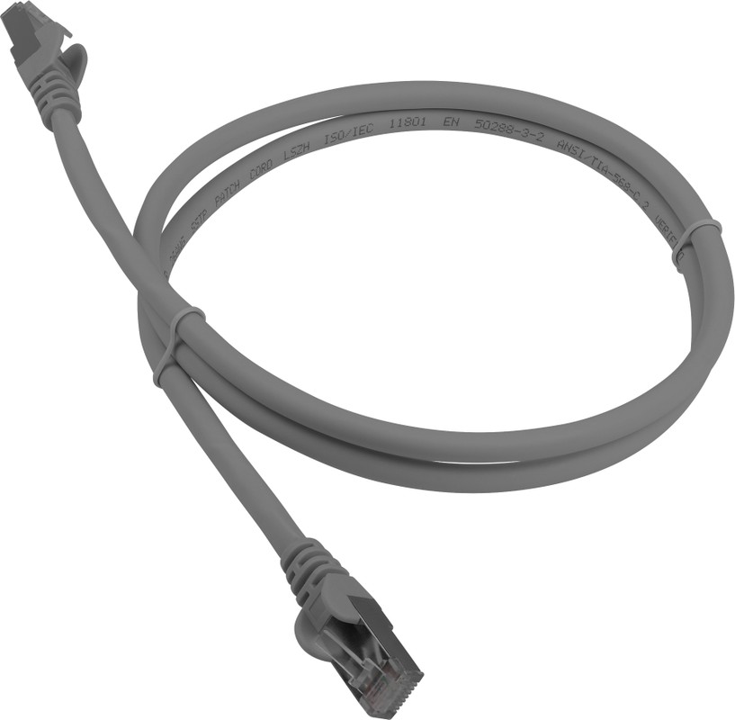 

Кабель патч-корд S/FTP 8 кат. 0.5м Lanmaster LAN-PC45/S8-0.5-GY 4 пары, серый, LSZH, LAN-PC45/S8-0.5-GY